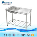 DS-4640 Stain stainless steel 18 gauge kitchen sinks kitchen sink waste disposal one piece kitchen sink and countertop